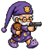 GRANDPA SLEEPY COP